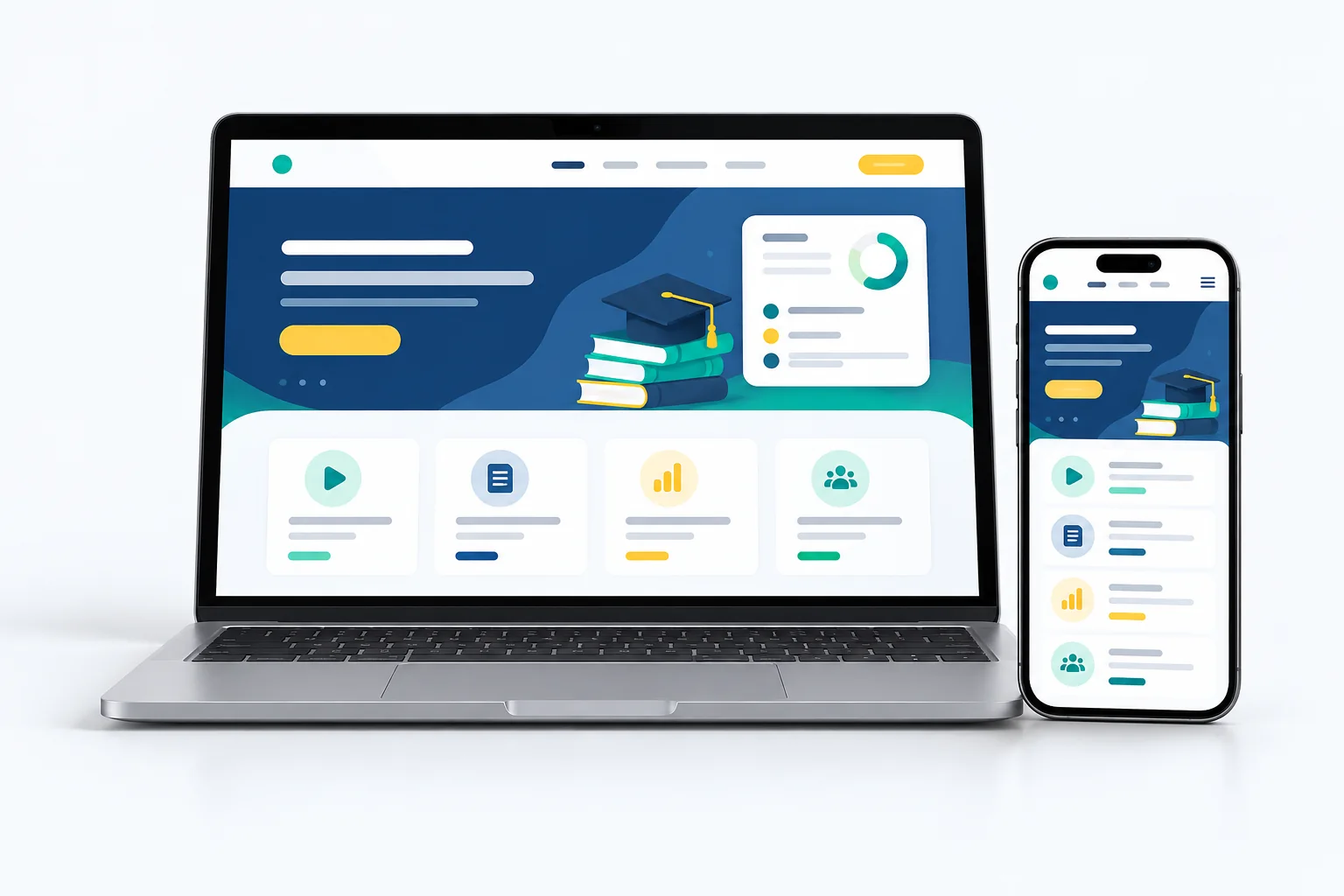 AulaAvanza.shop mostrado en computadora, tableta y teléfono